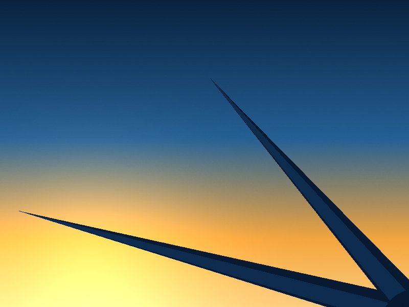 A turbine blade